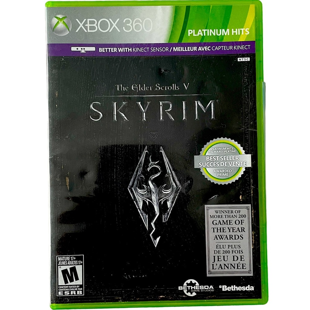 SKYRIM - The Elder Scrolls V - XBOX 360 — NEW IN PACKAGE NEVER OPENED - SEALED!